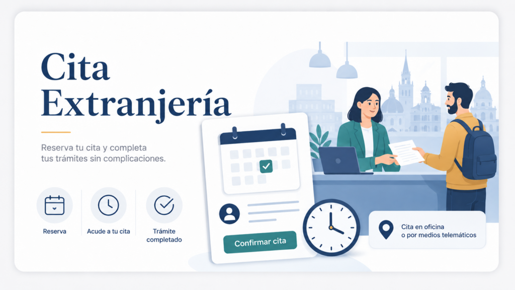 cita previa extranjería España online 2026