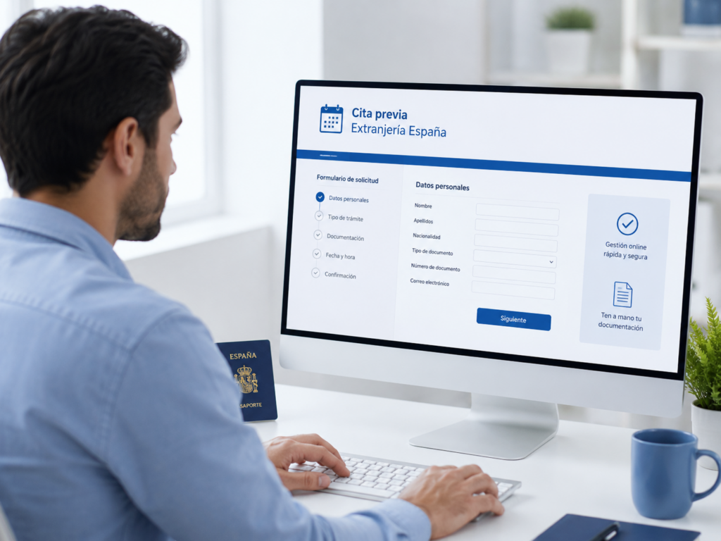 cita previa extranjería España 2026 cómo pedir online